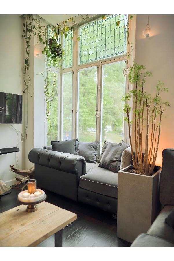 Lovely, 1898 Jugendstil Design Apartment, Old Haarlem City Centre, Fully Renovated With Parkview Near Amsterdam And Zandvoort, Bloemendaal Beach Exterior foto